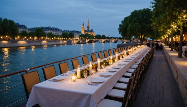 Vivre paris autrement : l'expérience unique de dîner sur la seine la nuit